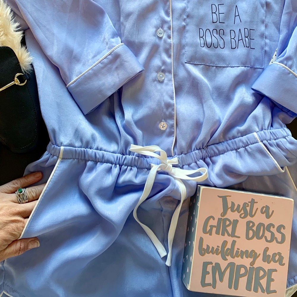 “BE A BOSS BABE” ROMPER SLEEPWEAR 3 available!!! - Picture 3 of 4